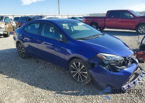 2017 Toyota Corolla L z USA, uszkodzony, nr VIN 2T1BURHE3HC755873